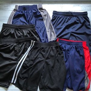 Bundle of 6 gym shorts size 10/12